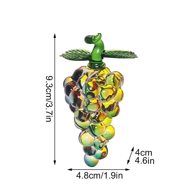 1шт хрустальная скульптура из фруктов, украшение для дома и кухни, ручная работа, стеклянная статуэтка из клубники, лимона, банана, груши