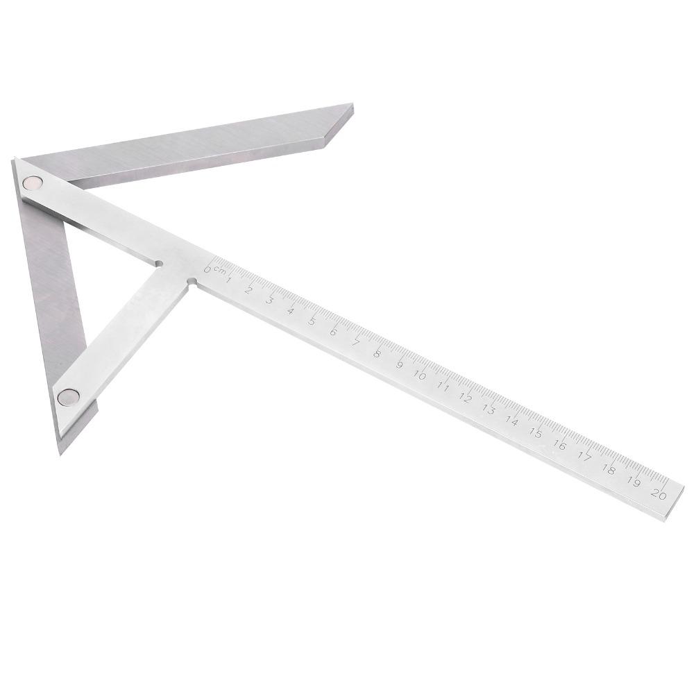 Stainless Steel Center Finder Tool High Accuracy Measuring Tool Woodworking Ruler Tool Woodworking
