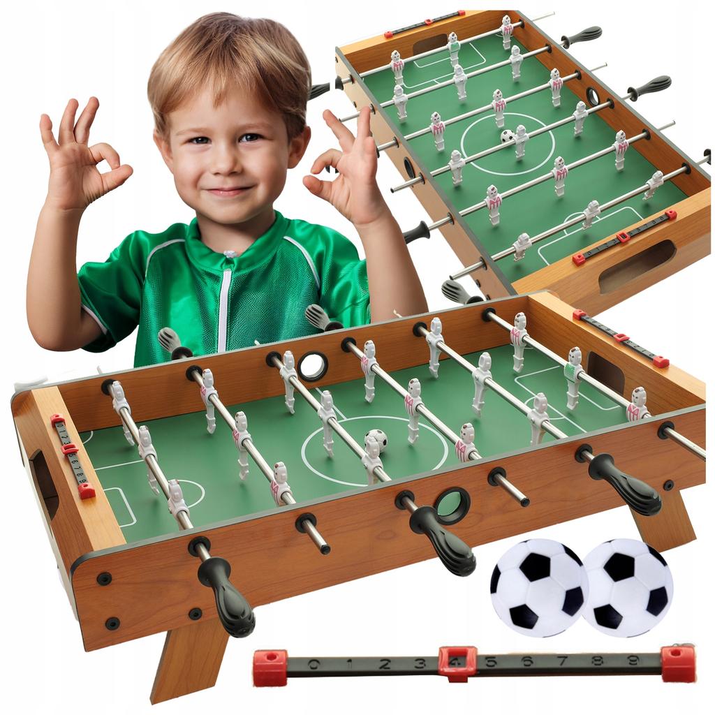 [5] Wooden Foosball Table 67x36cm Z3031
