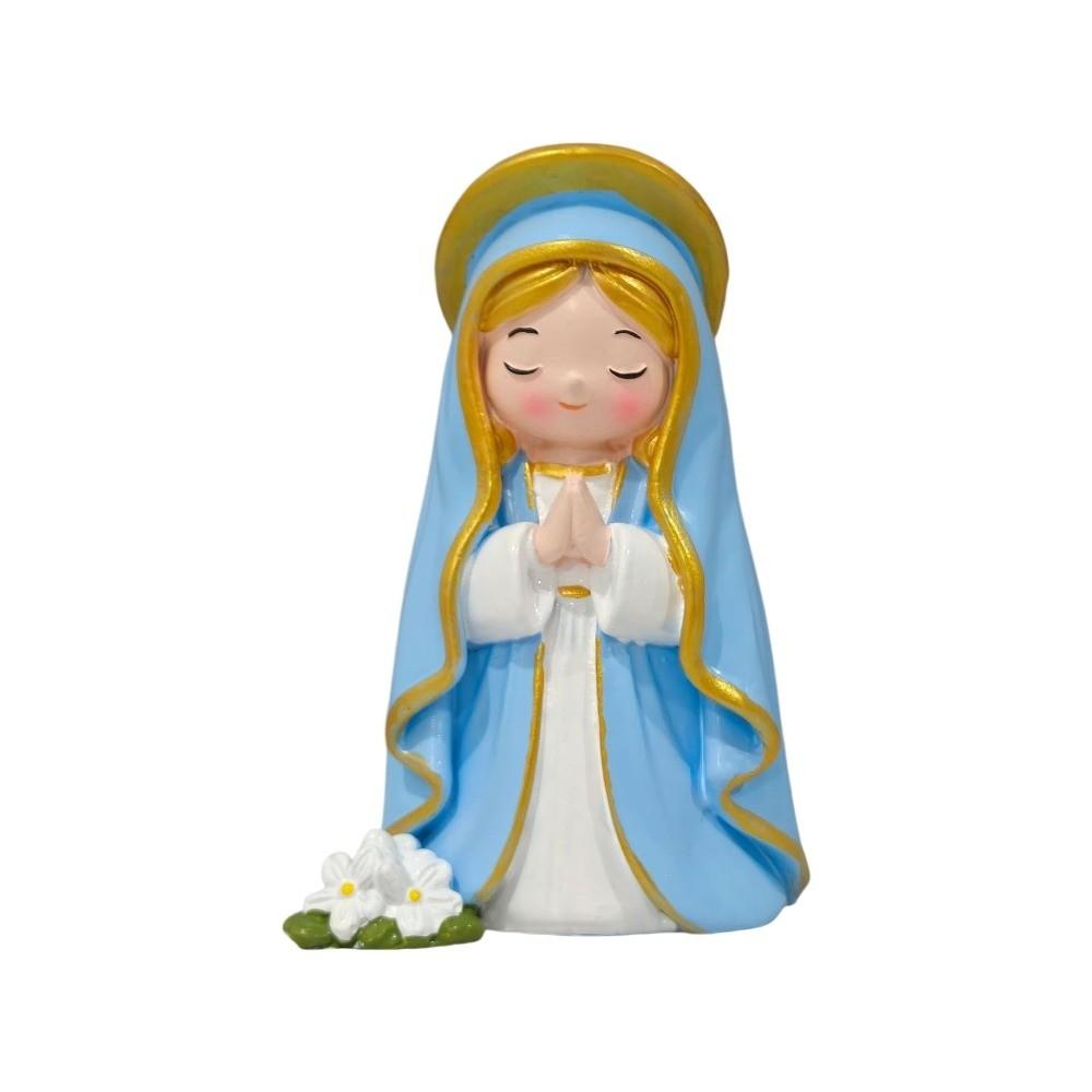 Catholic Theme Virgin Mary Figurine Decoration Religious Saint Figurine Spiritual Setting