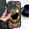 Защитный чехол Heart Apple Step Black для iPhone 15/16/17 Pro Max