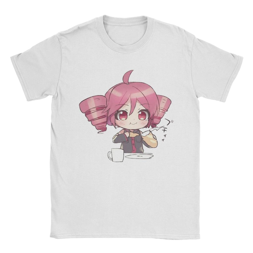 Unisex Unisexs Kasane Teto Cartoon Anime T Shirt Virtual Idols 100 Cotton Tops Unique Short Sleeve Crew Neck Tees Gift Tshirt