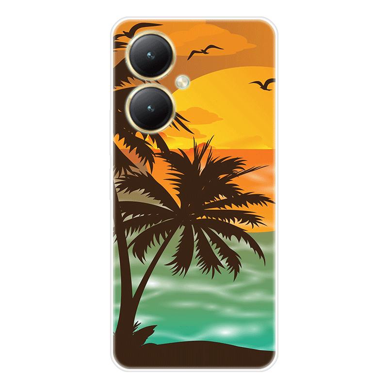 Для Vivo Y27 4G Y 27 5G чехол Мягкая силиконовая задняя крышка Чехол для телефона с рисунком из мультфильма Разнообразие