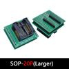 SOIC8 SOP8 SOP16 SOP20 TSSOP8 TSSOP24 SOP44 в DIP8 DIP16 DIP44 Ширококорпусный Разъем Адаптер-розетка для Программатора Широкий 200mil