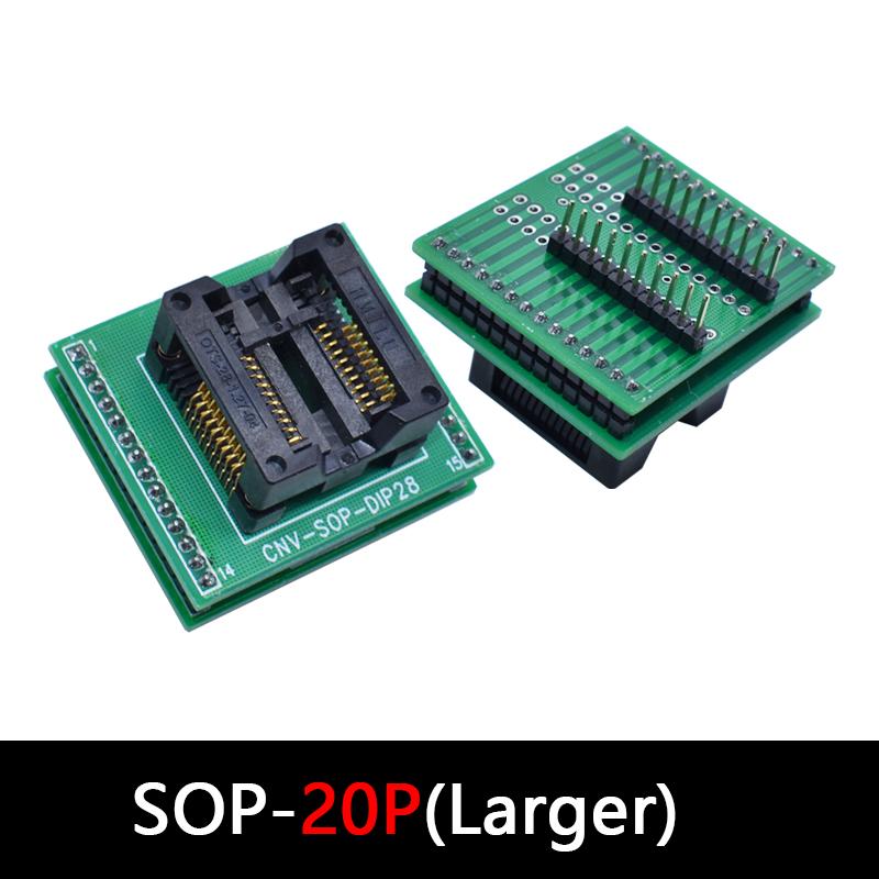 SOIC8 SOP8 SOP16 SOP20 TSSOP8 TSSOP24 SOP44 в DIP8 DIP16 DIP44 Ширококорпусный Разъем Адаптер-розетка для Программатора Широкий 200mil