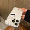 Чехол для телефона 'Черный кот, идущий по снегу' Совместим с Apple 17-11, Полное покрытие, Мягкий