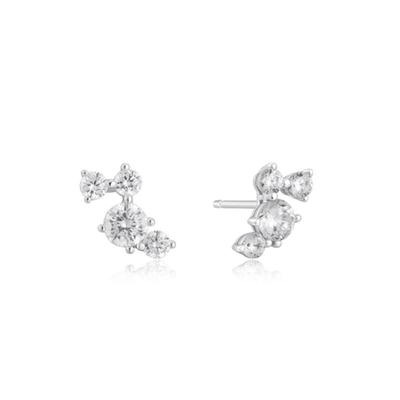 ANIA HAIE Серьги-гвоздики Pave Climber из серебра 925 пробы E058-09H