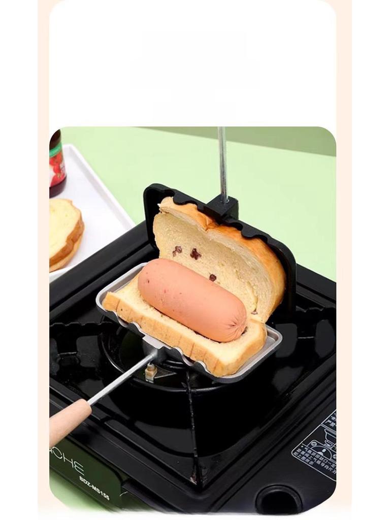 Форма для выпечки сэндвичей из алюминия с антипригарным покрытием, двухсторонняя