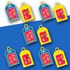Античный позолоченный кулон-капля Руйи: Самый продаваемый, Высокая стойкость цвета для DIY-аксессуаров, Символ удачи