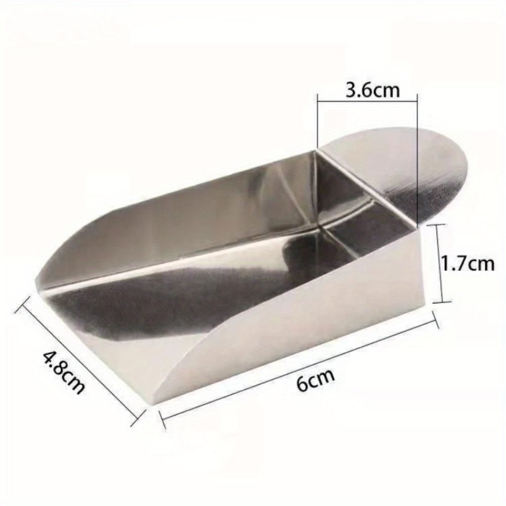 4Pcs Jewelry Shovel Jewelry Scoop for Pearls Gemstones Beads Scoop Steel Otolith Shovel Tools with Plate Handle Jewelry Tools