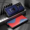 Card Slot Slide Camera Protection Phone Cover for Xiaomi Redmi Note 12 Pro Plus 5G 12Pro Ring Stand Holder Shockproof Armor Case Redmi Note 11 Pro 11S