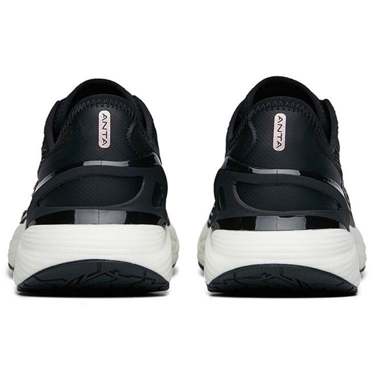 Anta 2.0 Shock Absorption Non-Slip Durable Low-Top Running Shoes Women Sneakers Black White 122215586-1