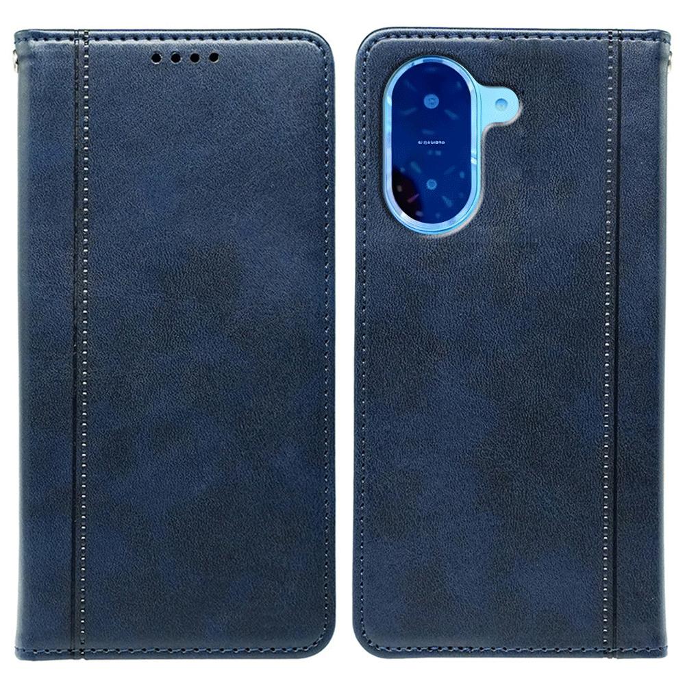 Для Xiaomi Redmi A5 4G (171,7 мм)/Чехол для Poco C71 4G Скрытая магнитная застежка Кожаный чехол с текстурой теленка