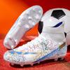 Football shoes popular high-top broken nails children adult professional training shoes large size 2024 sports shoes