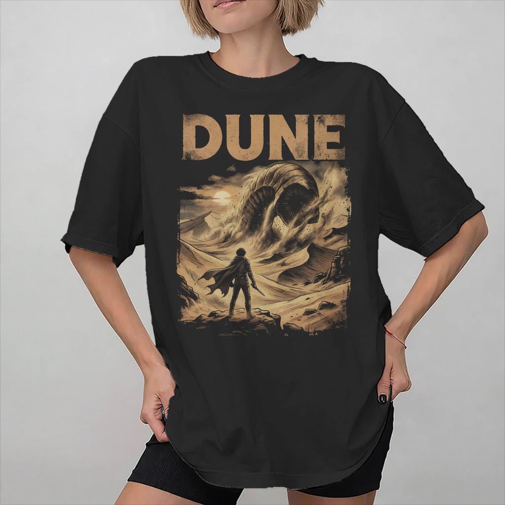 Visit Arrakis dunes part 3 Merch Unisex Women T Shirt Pure Cotton Tee New Arrival Tshirt Clothing