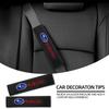 New Car Safety Belt Shoulder Cover Seat Belt Pads Accessories For STI BRZ Impreza Forester Legacy Outback Levorg Tribeca