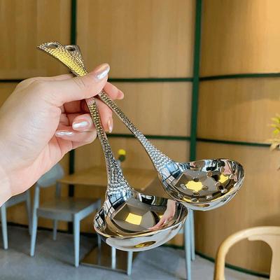 Набор суповой ложки и дуршлага из нержавеющей стали для хот-пота и кухонного использования