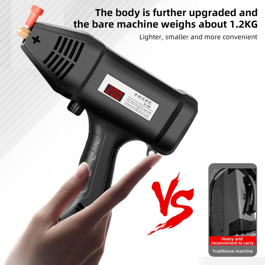 Portable Electric Welding Machine 220V 3000W Hand Held Welder with IGBT Inverter Stepless Current