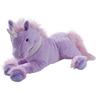 Peluche Licorne Couchée - Plush - Violet - L.50 X H.26 Cm - Pour Enfant À Partir De 3 Ans