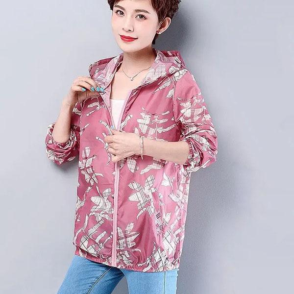 XL-5XL женские летние тонкие солнцезащитные куртки с длинными рукавами и принтом, женские весенне-осенние свободные пальто больших размеров