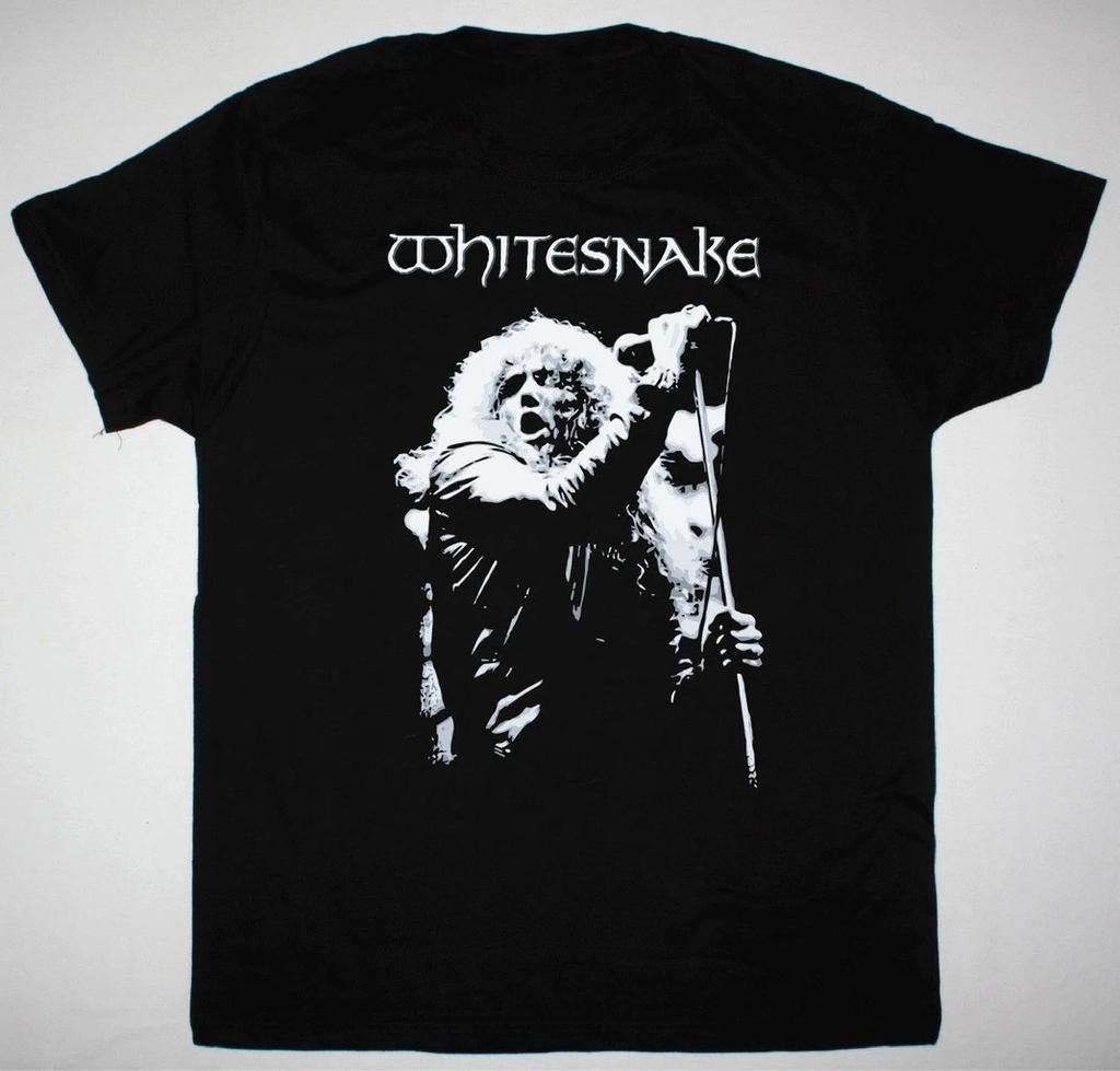 David Coverdale Whitesnake In Concert Men T-shirt Black Unisex S-4XL