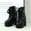PU Leather 1/3 5 Styles Differents Color Fabric Shoes 60cm Doll Boots Play House Accessories