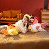 Easter Cock Doll Soft Cute Cartoon Poultry Doll Plushies Companion Sleeping Pillow