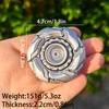 EDC Фиджет-слайдеры Фиджет-игрушки Снятие стресса для взрослых Магнитный металл Устранитель раздражительности Открытая броня Вращающийся волчокФиджет-игрушки