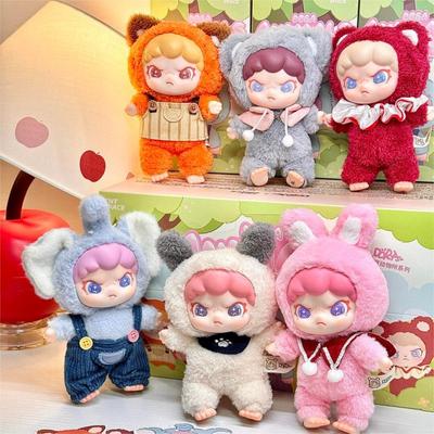 Dora Animals Blind Box Виниловая кукла Плюшевая бархатная фигурка ручной работы Пушистая плюшевая подвеска Куклы Милая художественная игрушка Модель Статуэтка Подарок