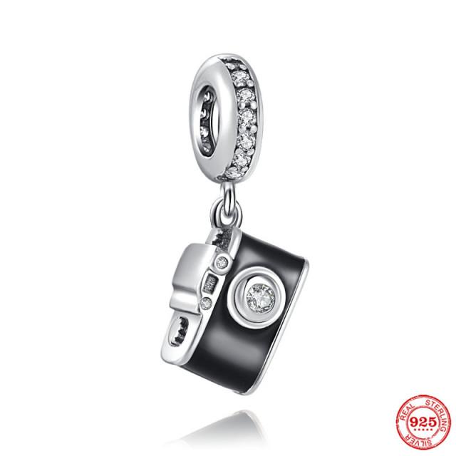 925 серебряных модных очаровательных бусин для оригинального браслета DIY ювелирных изделий