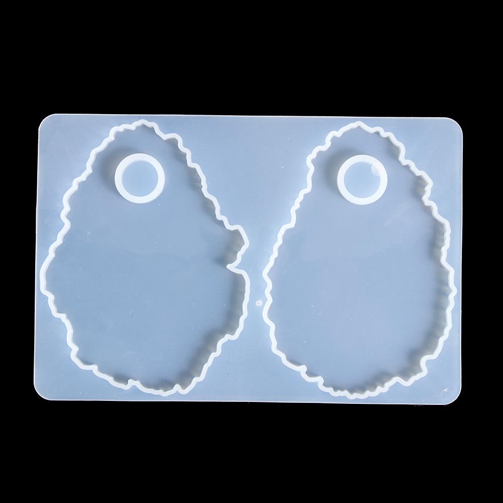 Irregular Cosmetic Tool Jewelry Making Makeup Palette Resin Molds Tray Silicone Mould Casting Mold