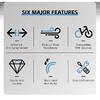 WEST BIKING Bike Fender Set 2PCS Full Coverage Bicycle Fender Quick-release Bike Front Rear Mudguard For 21c-42c Tire Bike Parts