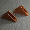 Elegant Wooden Tissue Holder Non-slip Bottom Wood Tissue Dispenser  Commercial Use