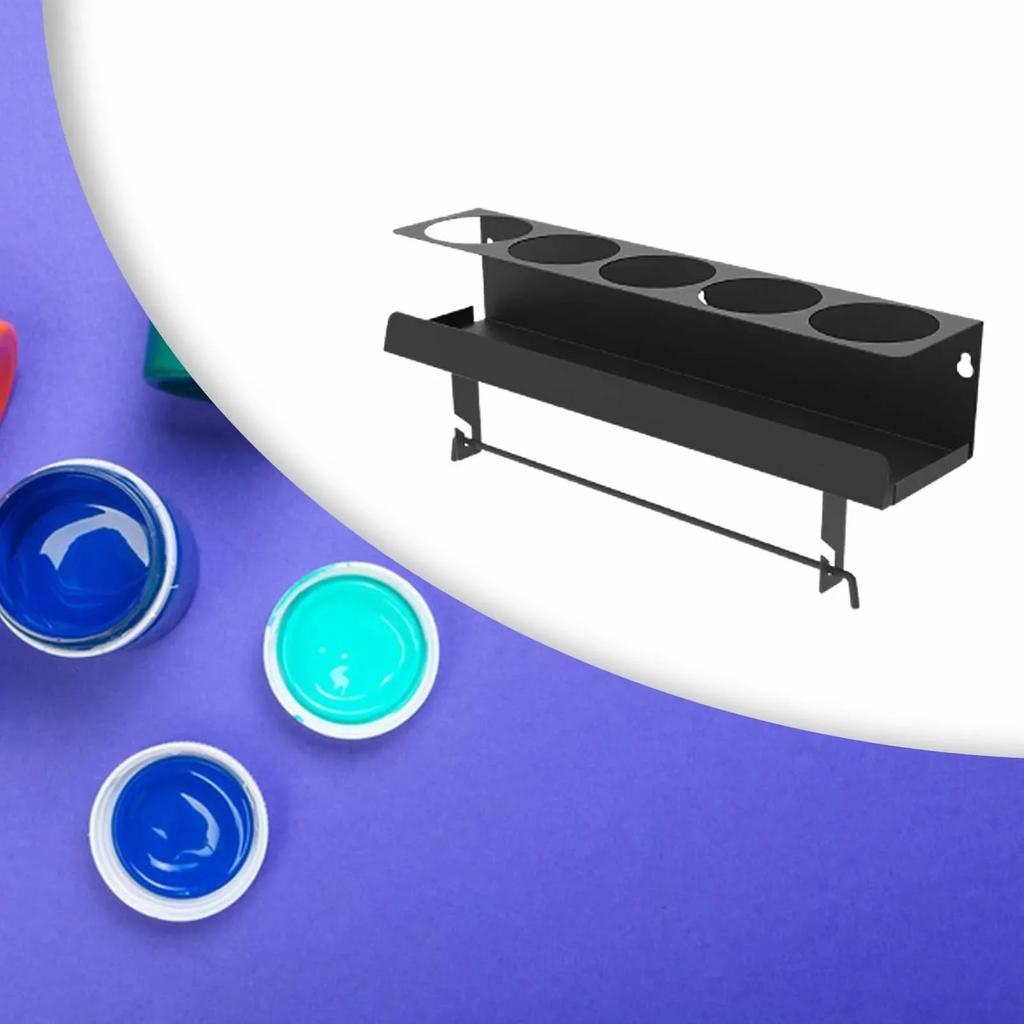 5 Bottle Spray Can Spray Bottle Holder Paint Bottle Storage Rack Workspace Home Use Tool Storage Rack Wall Mount Shelf