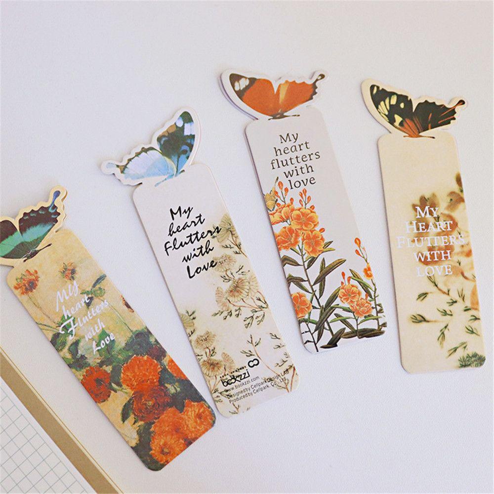 Fashion Student Cute 3D Butterfly Bookmarks Paper Bookmark Stationery Bookmark