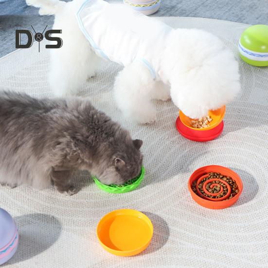 Миска для домашних животных в форме гамбургера, набор из 5 мисок для кормления домашних животных, набор столовых приборов ручной работы для кошек и собак