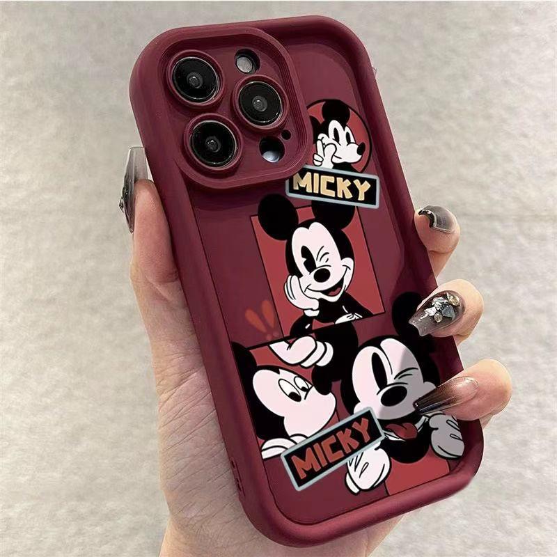 Чехол для телефона Mickey, совместимый с Apple, для серии iPhone 12-17 Pro Max