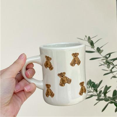 Милая чашка медведя, керамическая кружка, чай с молоком, кофейная чашка, чашка Марка, уникальные подарки