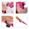 100pcs Self-Adhesive Sticker Nail Extension Paper Forms  Easy DIY Nail Art Creation At Home