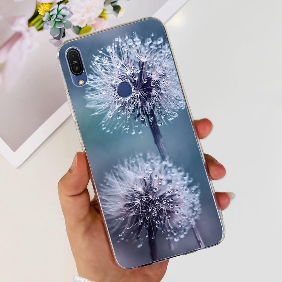 Чехол 5.99" для Asus Zenfone Max Pro (М1) ZB601KL ZB602K Чехол X00TDB Модный узор Прозрачный Мягкий Силикон Fundas Задняя крышка телефона