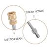High-pressure Water Extension Rod U-shaped Rod Spray  Appliance Air-conditioning Cleaning Tools Sector Head