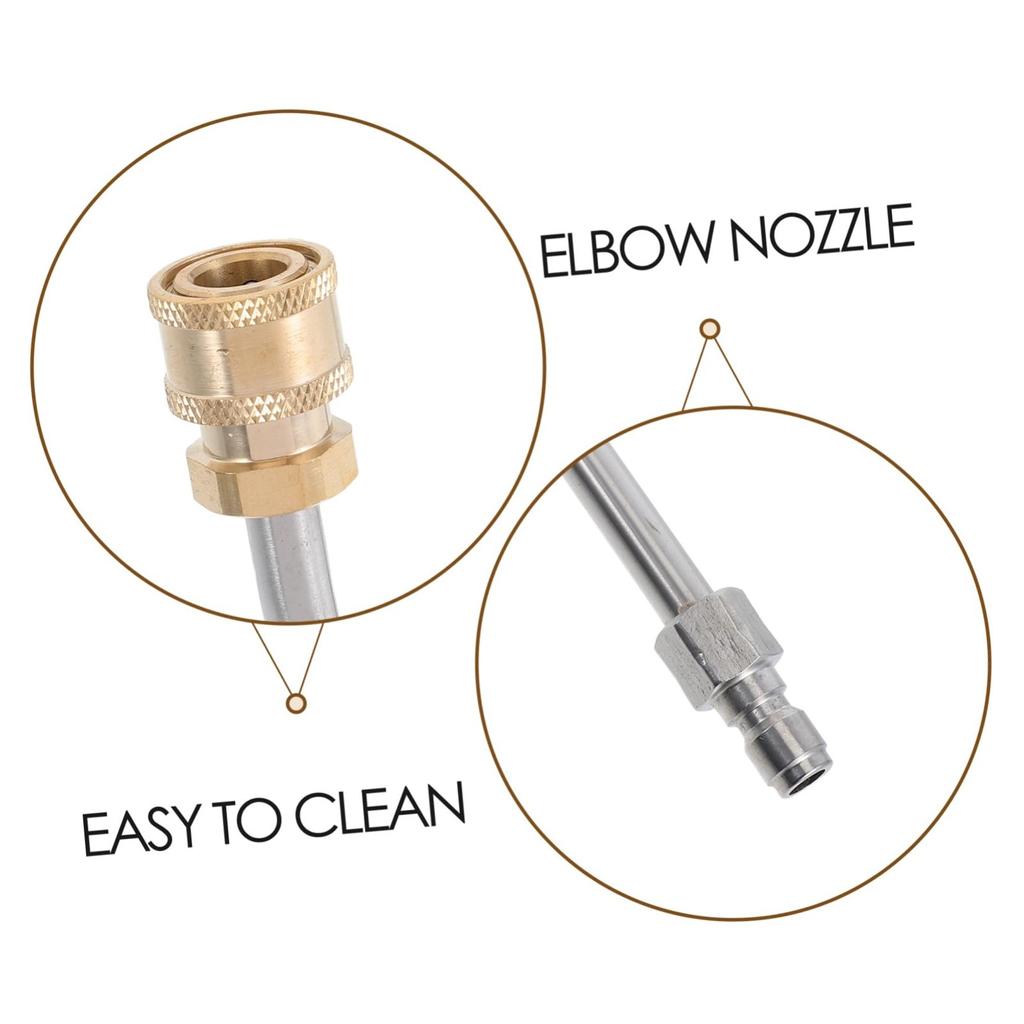 High-pressure Water Extension Rod U-shaped Rod Spray Appliance Air-conditioning Cleaning Tools Sector Head