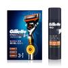 Бритва Gillette ProGlide Power 3 сменные кассеты Пена для бритья 195 г Бритва для мужчин для чувствительной кожи (с лезвиями) + [Покупка набора]