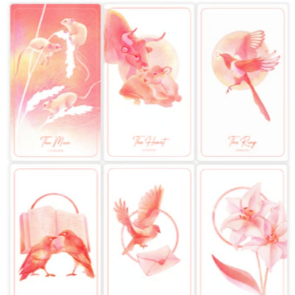 Сова и сорока Ленорман 10,3*6 см Колода Ленорман из 36 карт, традиционно иллюстрированная тушью (Версия совы)