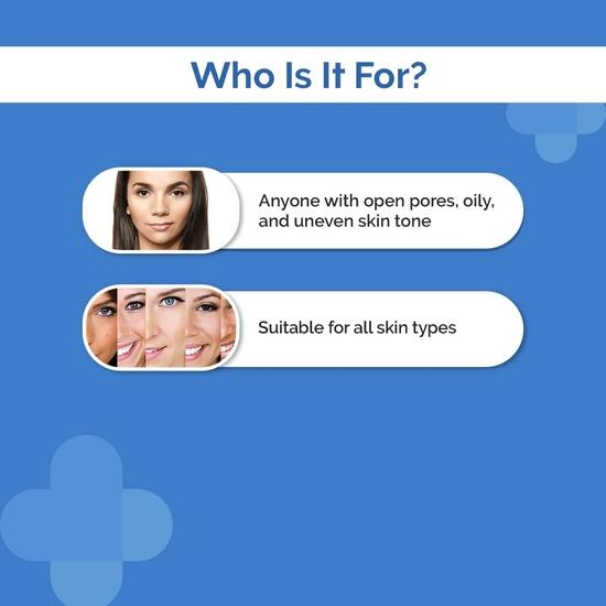 Ежедневное очищающее средство для лица Derma Co Pore Minimizing Clay с 1% ниацинамида и 2% PHA для открытых пор - 100 мл