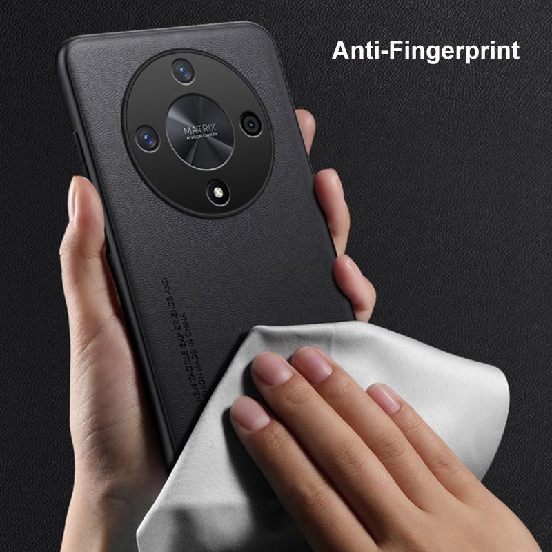 Роскошный чехол из искусственной кожи для Honor Magic 6 Lite 5G, задняя крышка, матовый силиконовый чехол для телефона с полной защитой для Honor X9B Magic6 Lite