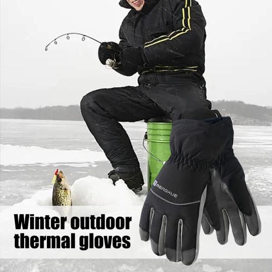 Зимние перчатки ветрозащитные термоперчатки с сенсорным экраном для мужчин и женщин для холодной погоды на открытом воздухе спортивные аксессуары для велоспорта катания на лыжах пешего туризма