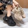 Spring and Summer New Korean Style Ins Platform Women's Shoes Student Casual Sneakers Women's Ins Trendy Daddy Shoes Women