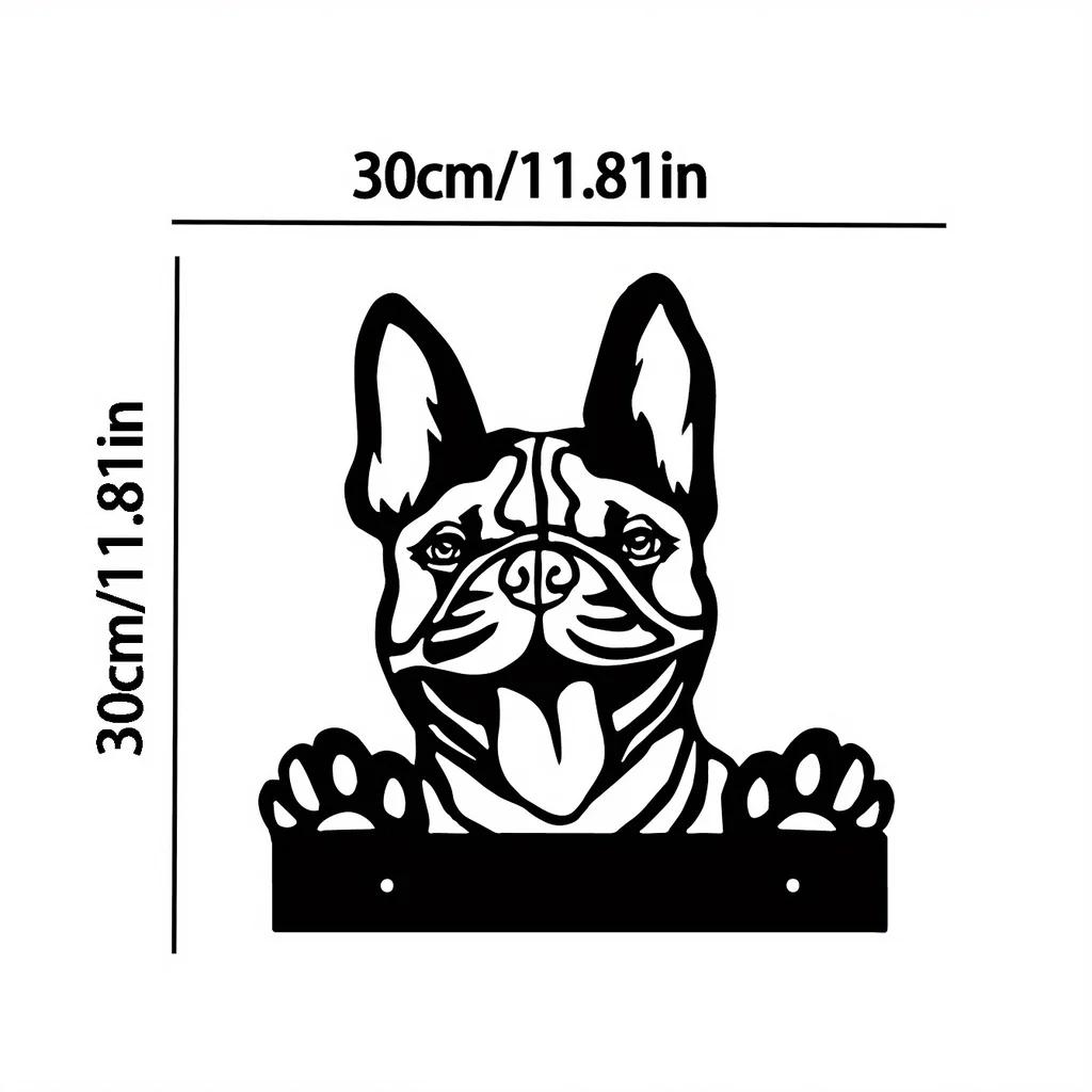 1 шт. Металлический садовый колышек Ultimate Dog Steel Silhouette - идеальное украшение на открытом воздухе и подарок на день рождения