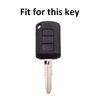 2 Button Shell Fob Holder Protector For Mitsubishi ASX ASH Outlander Lancer EX Galant Pajero L200 TPU Car Key Cover Case